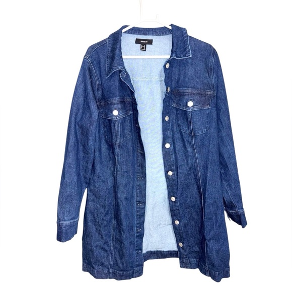 Forever 21 Deep Blue Denim Jacket - Picture 1 of 3